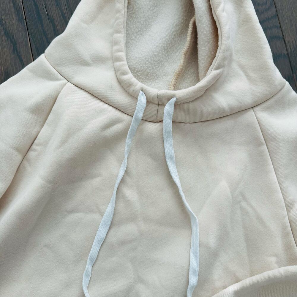 Cream 2-Piece Sweat Pants Hoodie Set - Picture 8 of 10